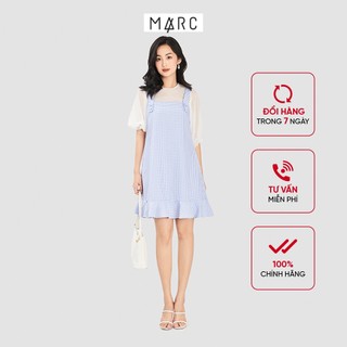 Đầm nữ MARC FASHION form suông phối yếm caro gingham CBTH051621