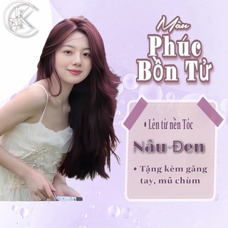 Thuốc Nhuộm Tóc Màu Phúc Bồn Tử - Tím Đỏ - Đỏ Rượu | Lên Từ Nền Đen 100g - Khanh.Color