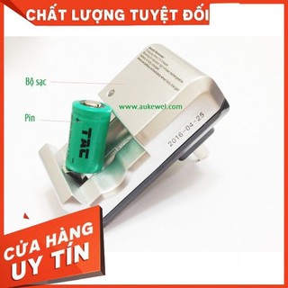Bộ sạc pin bút dò huyệt châm cứu aukewel | pin 3v, pin máy ảnh, pin 200mah, pin sạc cr2