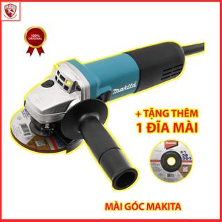 [TẶNG ĐĨA MÀI] Máy mài góc Makita 9556HN - Máy cắt, mài đá, gạch, chà nhám, đánh bóng, làm nhẵn, làm phẳng - CHÍNH HÃNG
