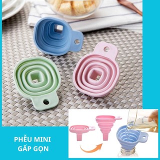 Phễu mini silicon gấp gọn tiện lợi