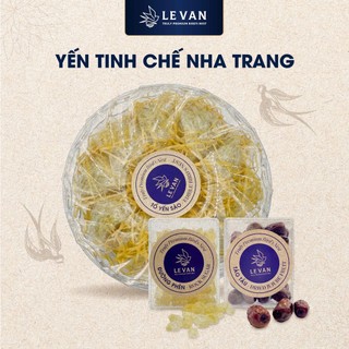 Bộ quà tặng yến tinh chế bồi bổ sức khỏe 100gr sợi dài, nở dôi cao cấp, sang trọng lê văn