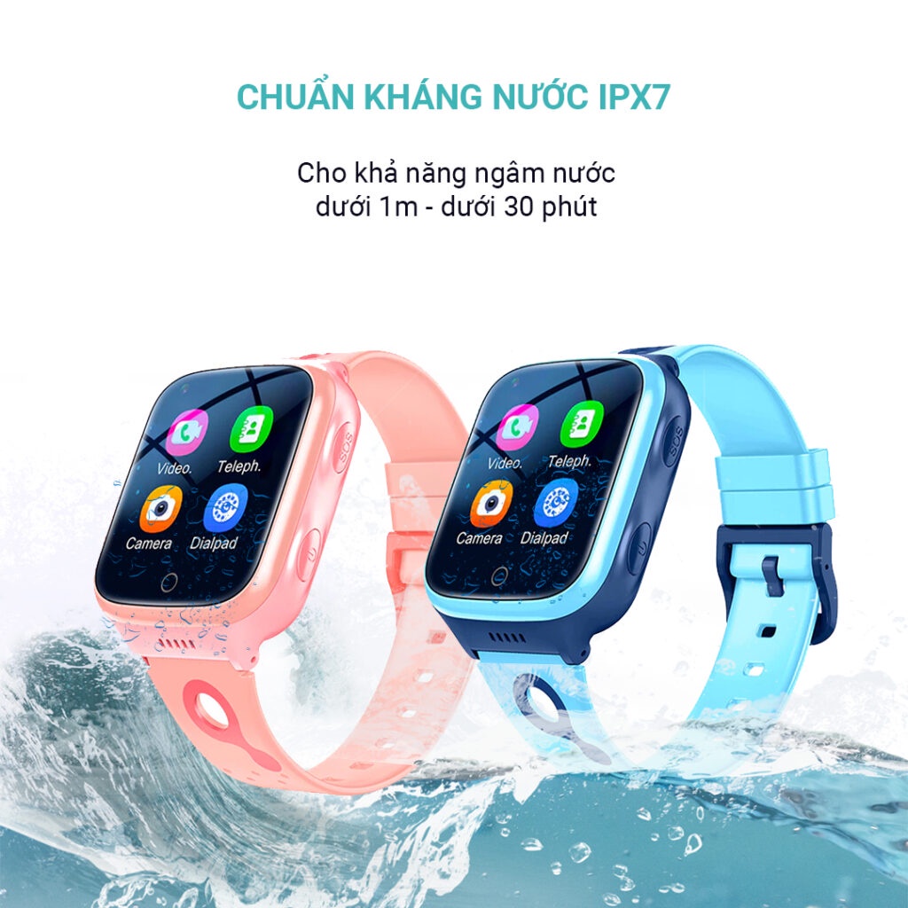 Đồng Hồ Thông Minh 4G Video Call MyKid MK9 Chống Nước Lắp Sim Định Vị Gọi Video, Wifi Dành cho Trẻ em CHÍNH HÃNG MYKID | BigBuy360 - bigbuy360.vn