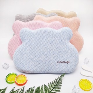 Gối sơ sinh Memory Foam Ualarogo chống bẹp đầu Rico sơ sinh - 4 tuổi đàn hồi dễ ngủ thoáng khí khử khuẩn 8883