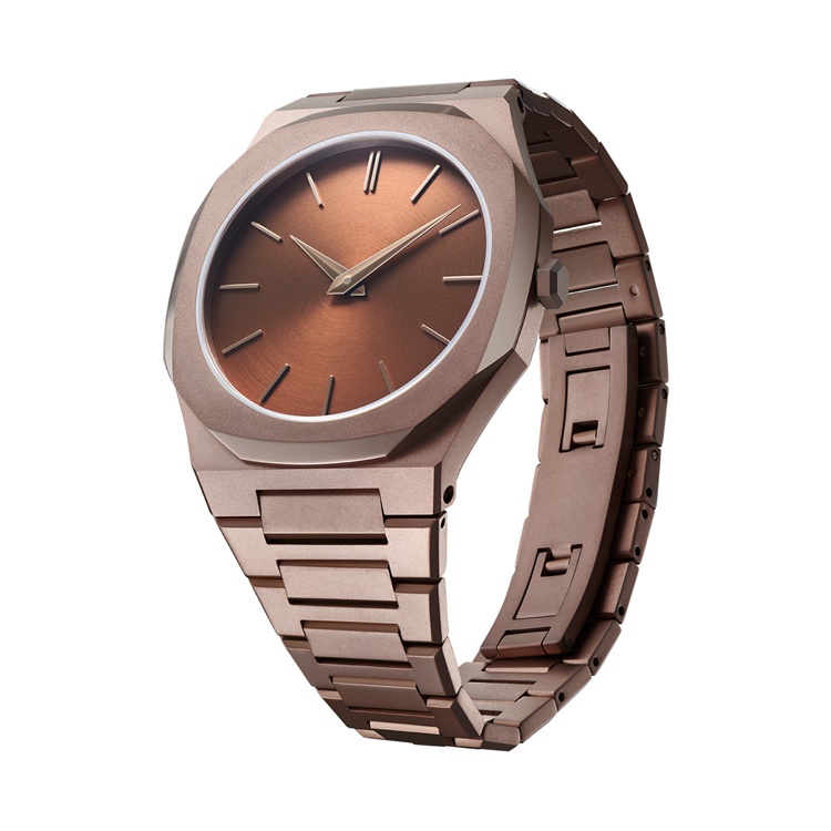 Koshi Hot New Sunray Dial Custom Logo Stainless Steel Band Japan Quartz Low Moq Watch for Men