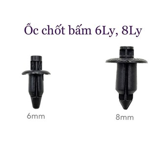 Ốc chốt nhựa dàn áo xe máy 6 Ly, 8 Ly, ốc bấm dàn áo - gắn xe máy Winner, Exciter ,Sonic bằng chất liệu nhựa ABS