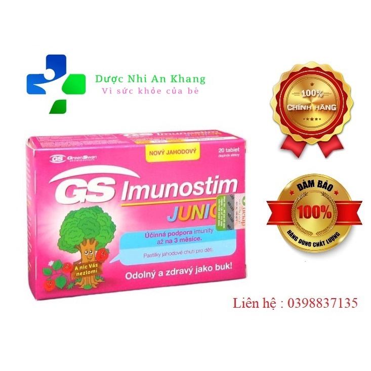 GS IMUNOSTIM JUNIOR - Tăng Cường Sức Đề Kháng Cho Bé