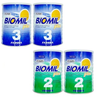 Combo 2 lon sữa biomil số 1, số 2, số 3 800g