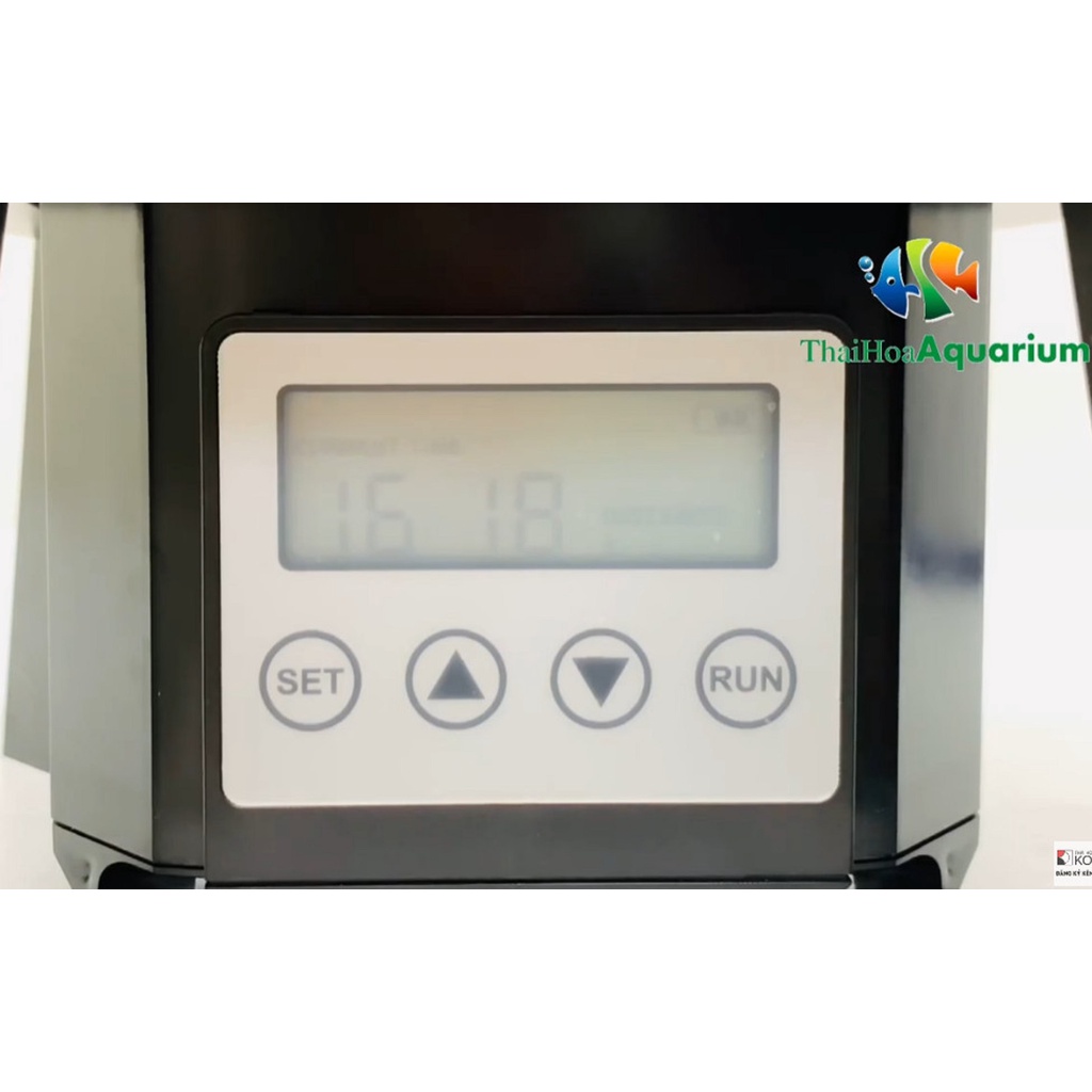 Máy cho cá Koi ăn tự động SunSun CFF 106; Mã năng lượng mặt trời CFF 206; Mã CFF 106