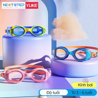 Kính bơi cho trẻ em độ tuổi từ 4 tuổi đến 10 tuổi chất liệu silicon mềm mại