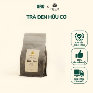 Trà đen hữu cơ - folliet - gói 100g