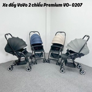 Xe đẩy Vovo 2 chiều 3 tư thế mẫu mới siêu nhẹ gấp gọn 1 tay (MẪU MỚI)