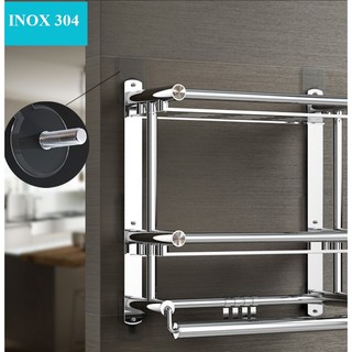 Kệ INOX 304 Dán Tường Treo Khăn Nhà Tắm lắp đặt dán tường chịu tải 10kg - OENON