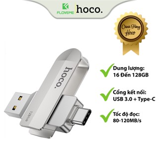  USB 3.0 OTG Hoco UD10 2 Cổng Kêt Nối TypeC và USB 3.0 Tốc Độ Truyền Dữ Liệu Nhanh Hỗ Trợ Mọi Thiết Bị. 
