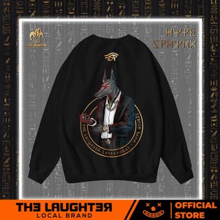 Local brand The Laughter - HYPE ANUBIS Áo DÀI TAY SWEATER - NỈ DA CÁ
