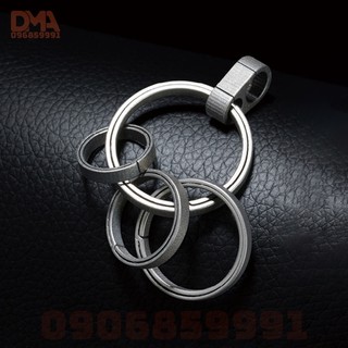 Vòng khoen móc khóa,ring phụ kiện EDC Titan (Nhiều Size)