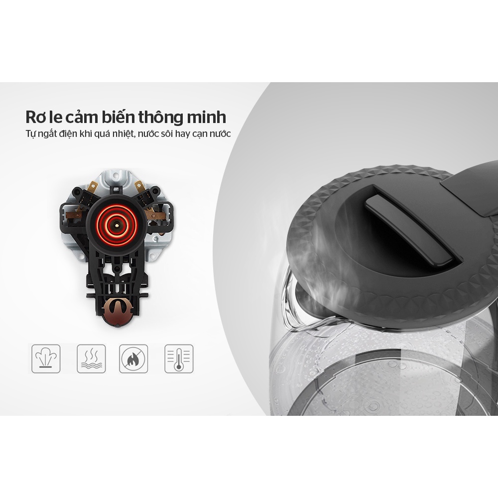 Ấm siêu tốc Sunhouse SHD1215B