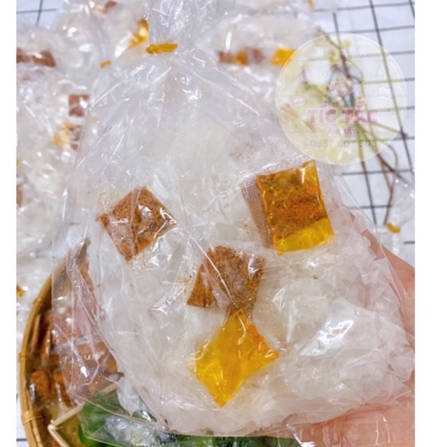 Bánh tráng vò muối dầu phơi sương dẻo mềm