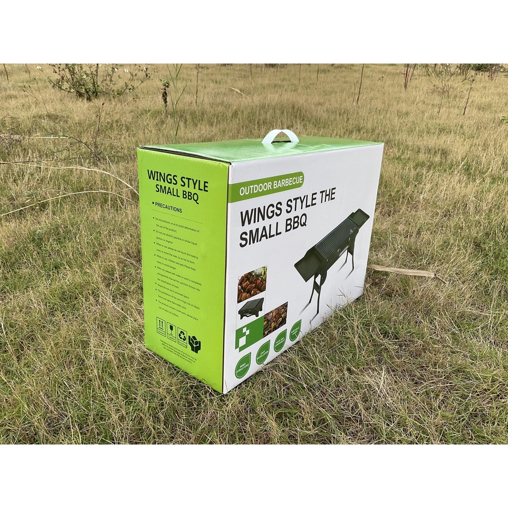 Bếp nướng than hoa gấp gọn đi Picnic du lịch tiệc BBQ dã ngoại quai xách tiện lợi | BigBuy360 - bigbuy360.vn