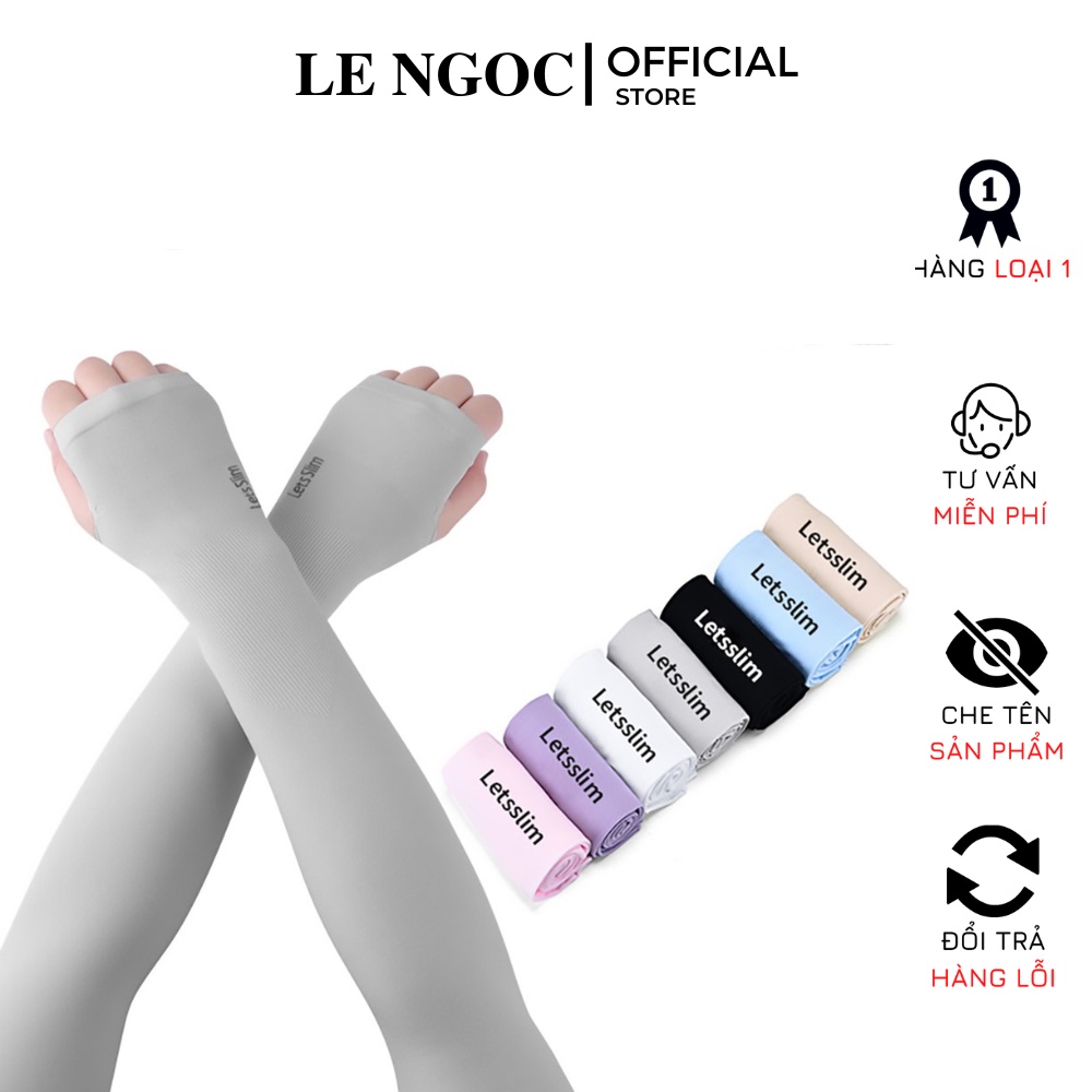 Găng tay chống nắng letslim , găng tay xỏ ngón phong cách Hàn Quốc Lê Ngọc 081