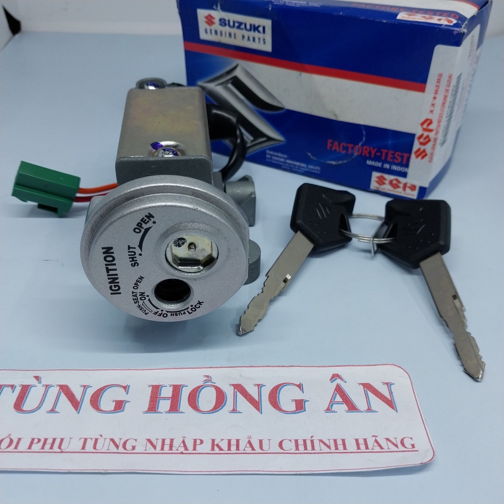 Bộ khóa máy Axelo, Xblike 125, Hayate nhập khẩu chính hãng Suzuki Indonesia - PT HỒNG ÂN