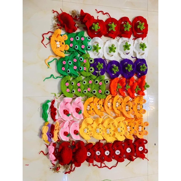 Mũ len handmade cho chó mèo ❤️