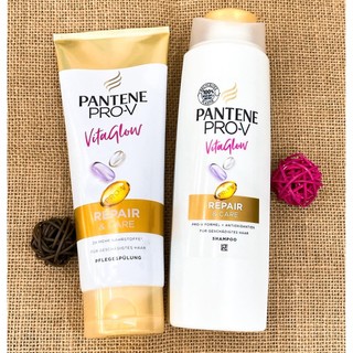 🌻🌻cặp gội xả pantene pro- v vitaglow repair & care chăm sóc tóc & phục hồi hư tổn