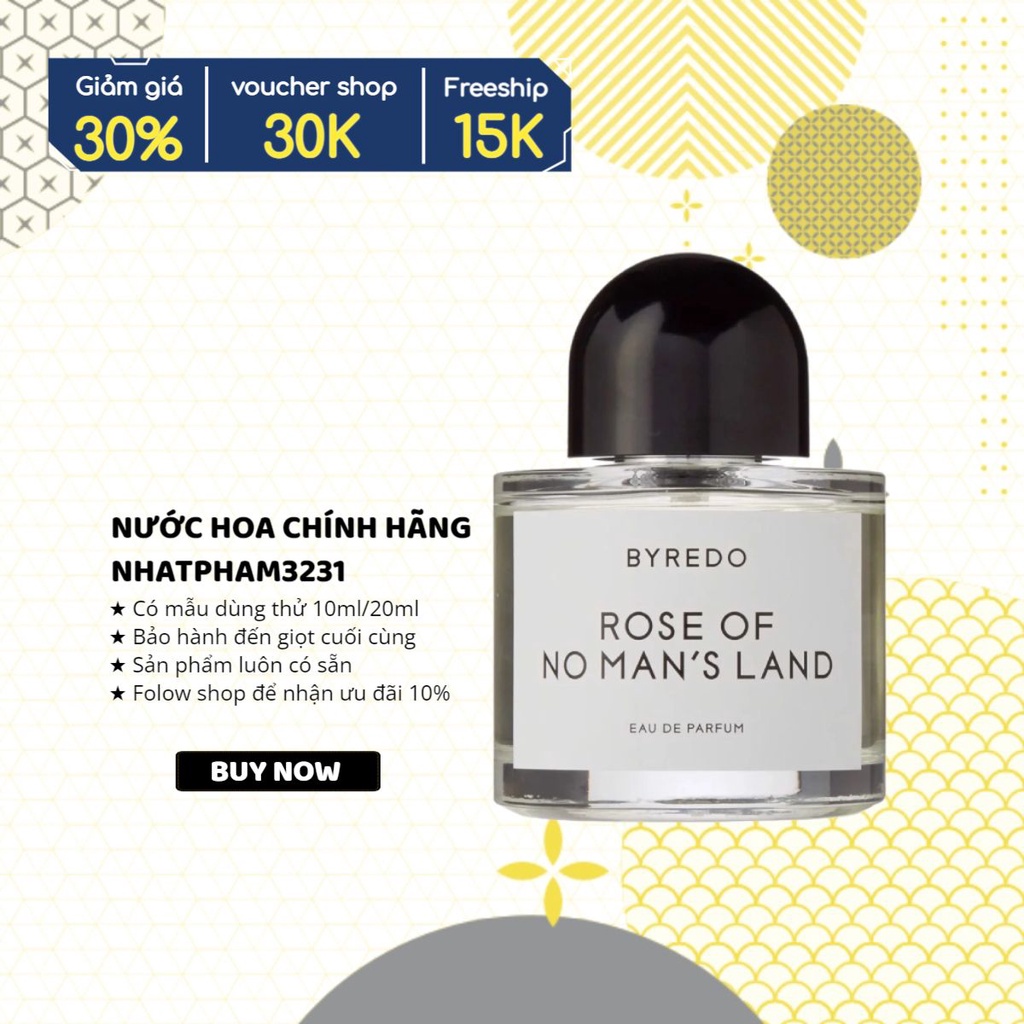 BYREDO-Rose Of No Man's Land - Nước hoa lạ 10ml Nước hoa chính hãng
