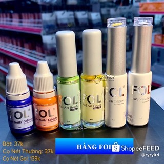 Cọ nét gel fol mỏng mảnh và rất đậm đặc