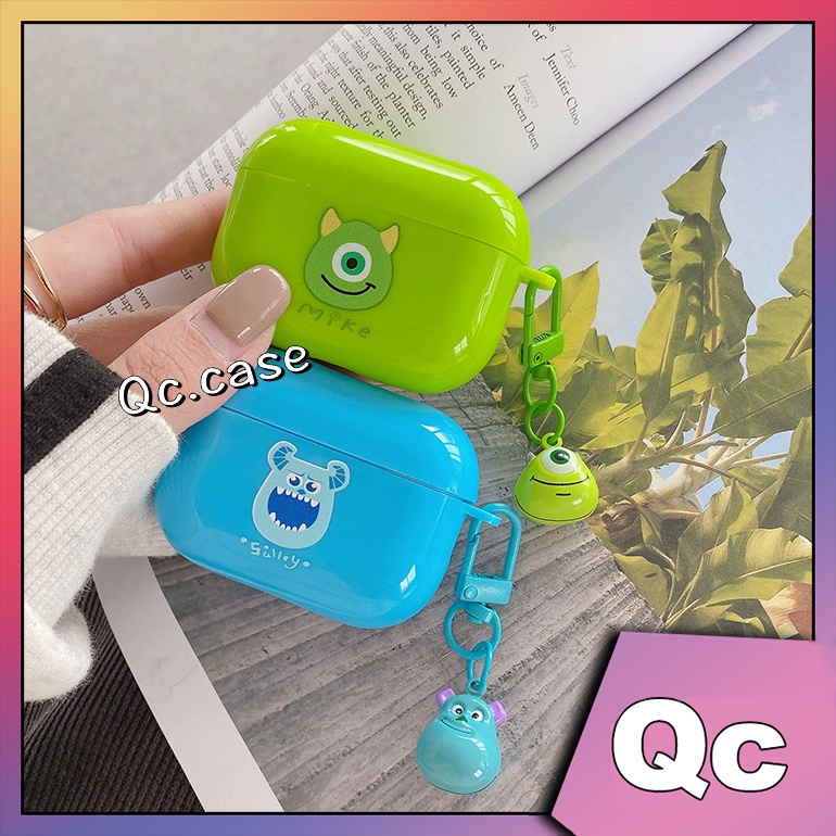 Vỏ Bảo Vệ Hộp Sạc Tai Nghe airpods 2 / 3 / Pro / 2 Bằng Silicon Mềm Chống Thấm Nước In Hoạt Hình Mike & Sullivan Dễ Thương AirPods 2 AirPods 3 AirPods pro AirPods pro 2 AirPod 2 AirPod 3 AirPod pro AirPod pro 2 case AirPod
