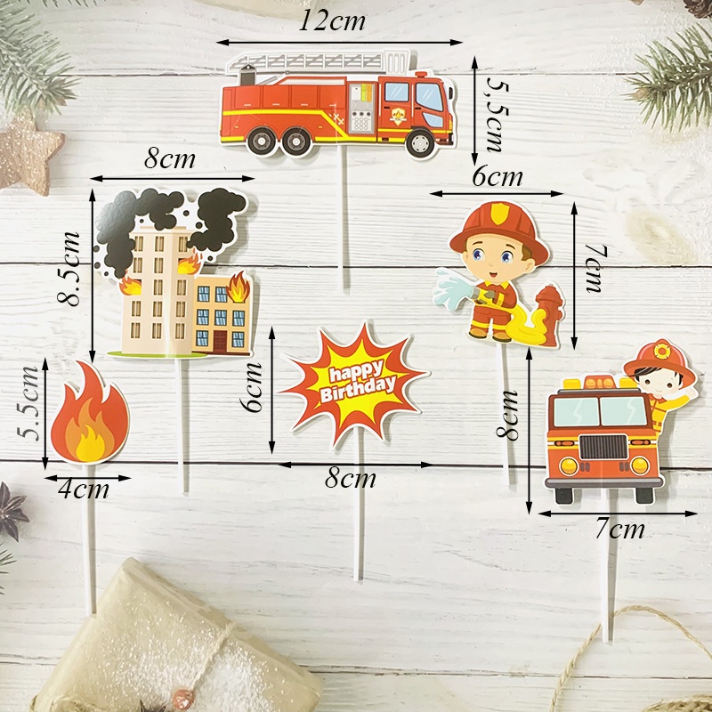 set cắm chủ đề cứu hỏa