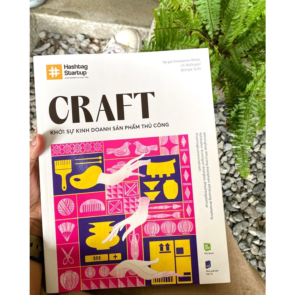 Sách - Hashtag No.6 Craft - Khởi sự kinh doanh sản phẩm thủ công