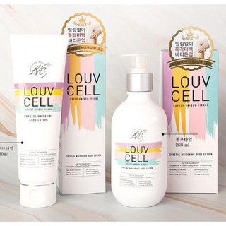 Dưỡng Thể Trắng Da LOUV CELL Crystal Whitening Body Lotion