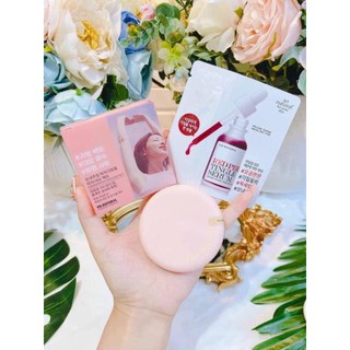 Phấn nách đào peach deo pact, phấn nách so natural hàn quốc bột khô hương đào ngăn ngừa hôi nách bã nhờn 10g