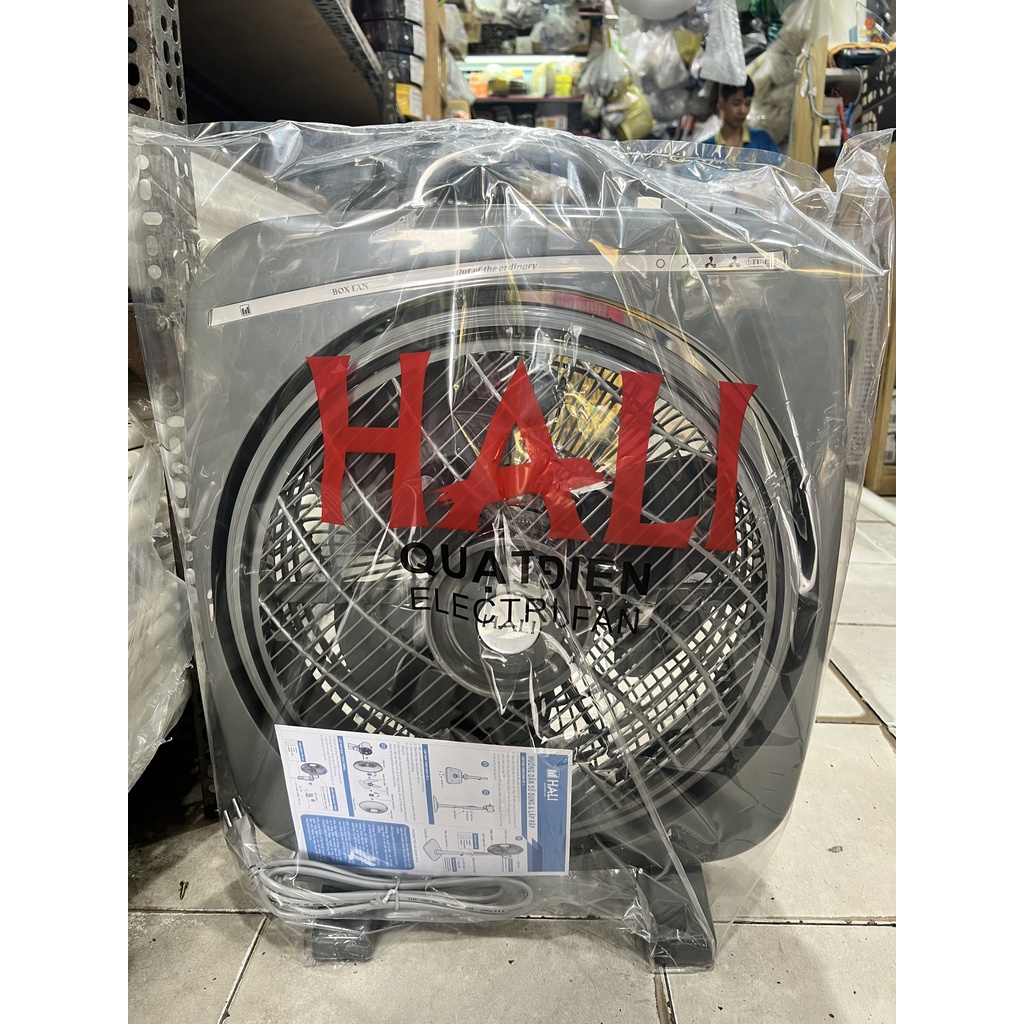 ⚡Mẫu Hot⚡Quạt Hộp tản Gió HB-1402 HALI Xám  - Hàng chính hãng BH 1 Năm
