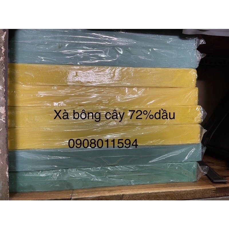 Xà bông cây 72% dầu .