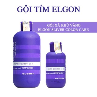 (Chính Hãng Giá Sỉ) Dầu Gội Tím Elgon Khử Vàng Và Giữ Màu Tóc 300ml