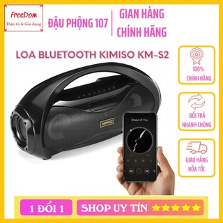 Loa bluetooth kimiso km-s2 , loa xách tay kimiso siêu bass,pin 10000mah,