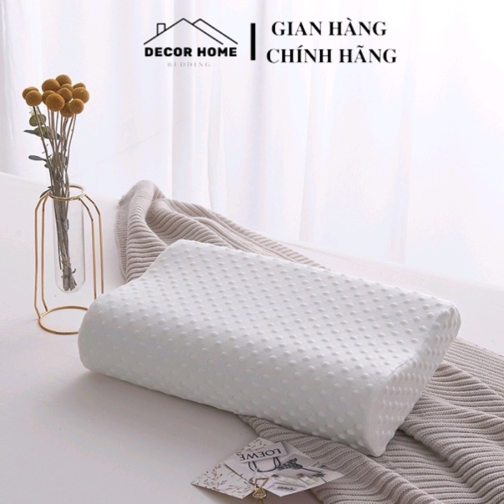 Gối Cao Su Non CHỐNG NGÁY , CHỐNG ĐAU MỎI VAI GÁY , MỀM MẠI , ÊM ÁI - 100% CAO SU NON TỰ NHIÊN