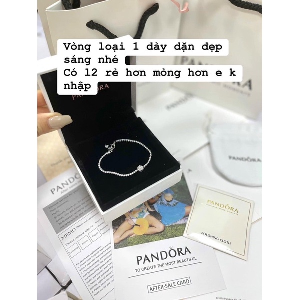 VÒNG TAY VIỀN KIM CƯƠNG PANDORAA