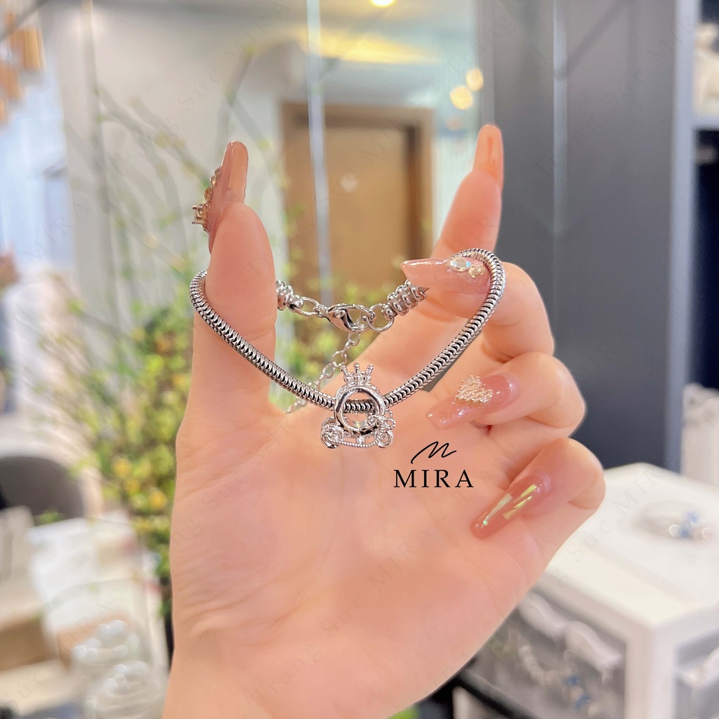 Dây , Lắc Tay MIRA & Co. - LPAN-ONE2 Mix Charm Bí Ngô Mở Hai Đầu, Dây Không Hoen Gỉ