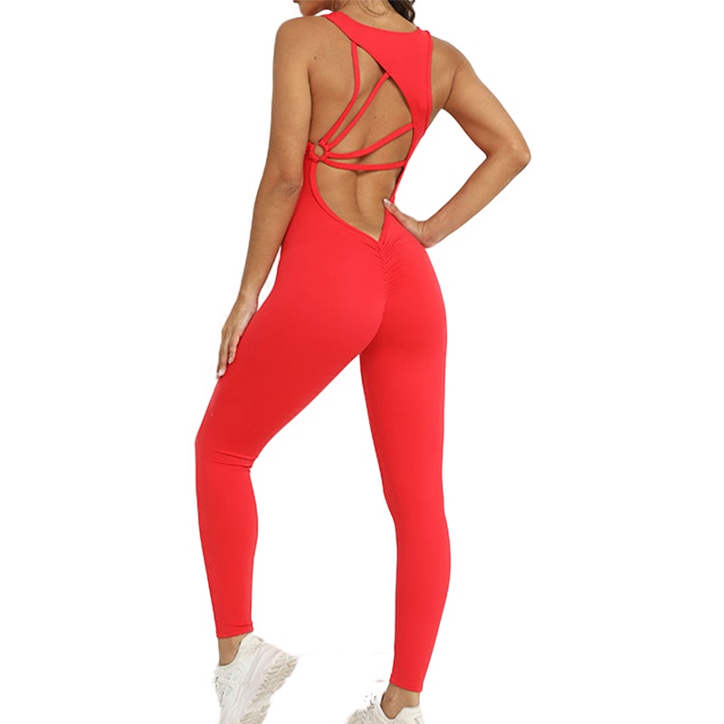 Bộ Áo Liền Quần Co Giãn Tập Yoga / Thể Hình Dành Cho Nữ