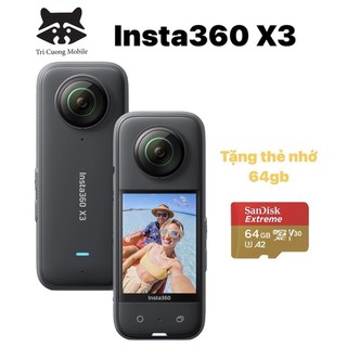 Insta360 one x3 tặng thẻ nhớ 64gb