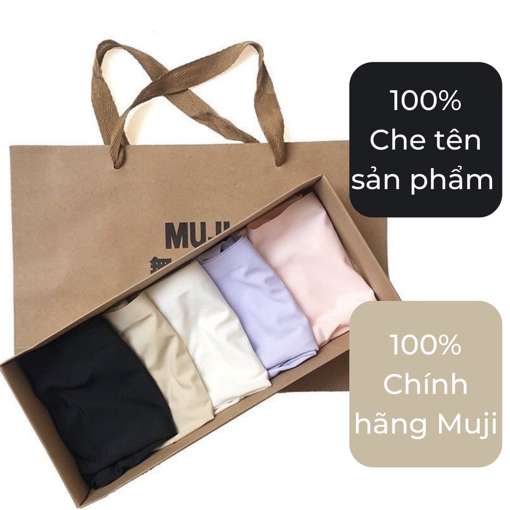 Set 5 Quần Lót Nữ Cotton Muji Kháng Khuẩn Xuất Nhật Loại 1