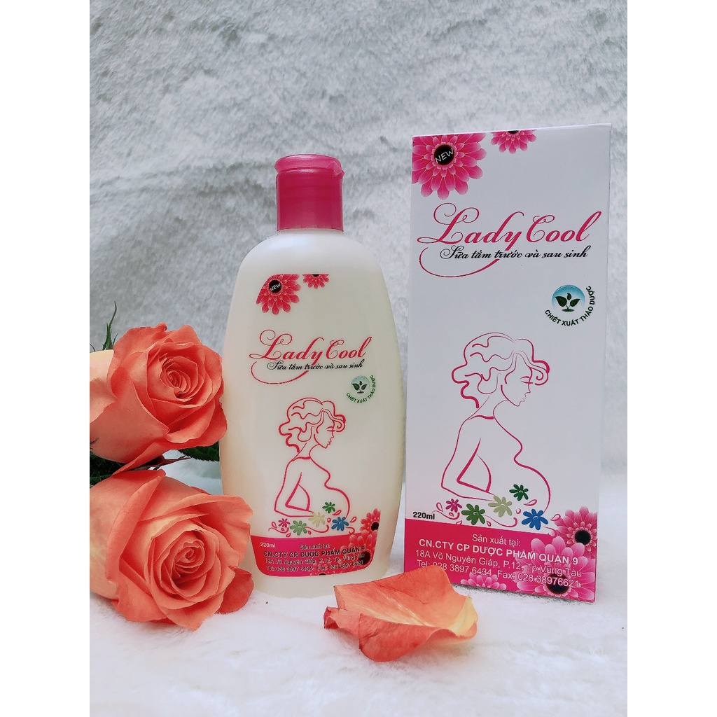 Sữa tắm trước và sau sinh LadyCool 220ml
