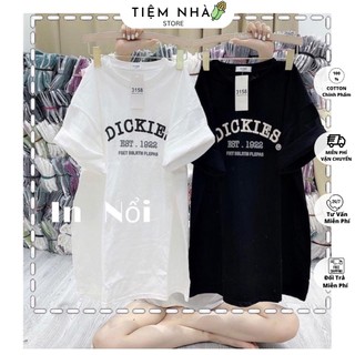 Áo thun 3158 cotton khô form rộng nam nữ unisex dickies