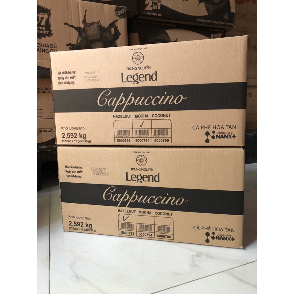 Combo 1 thùng cà phê Cappuccino Trung Nguyên