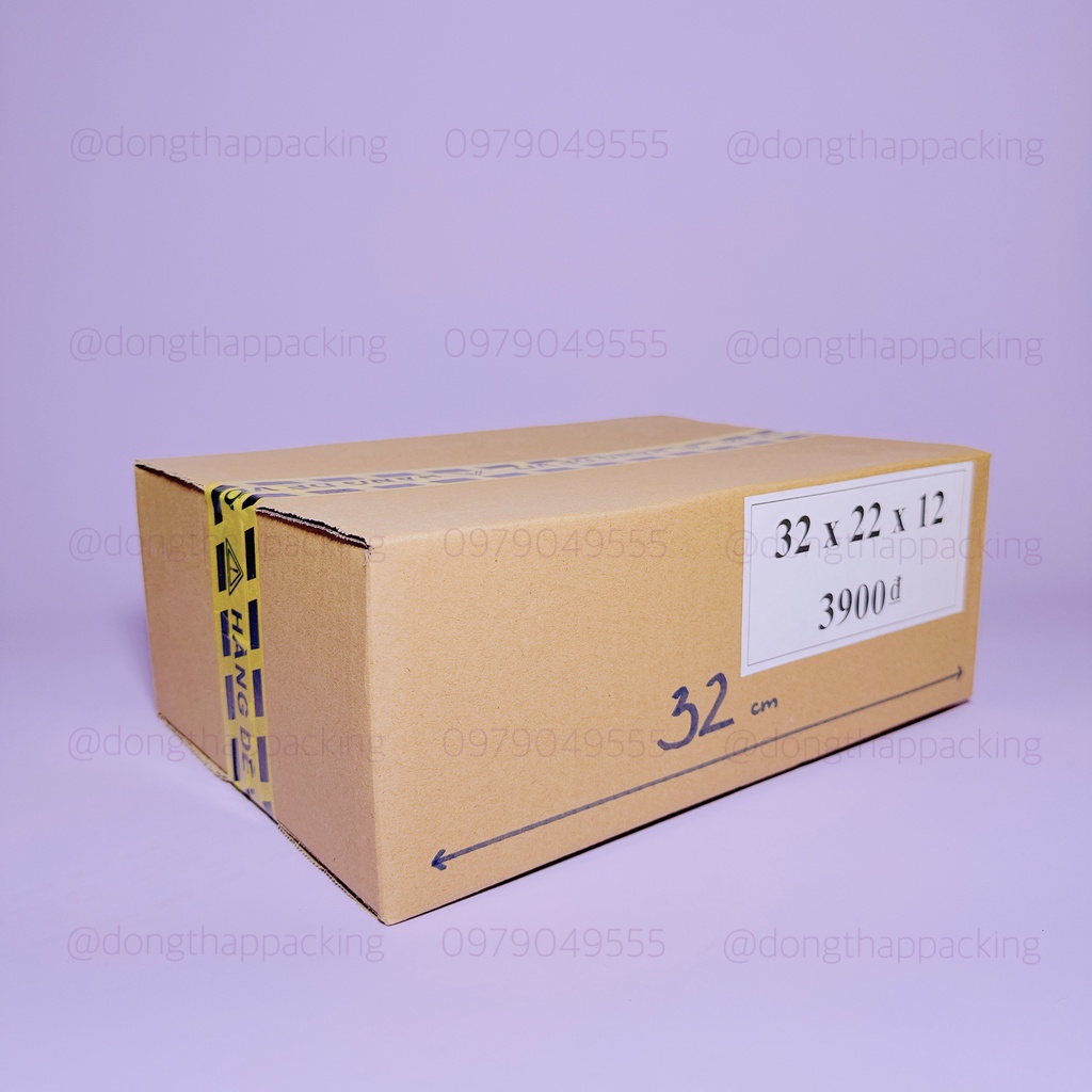 COMBO 25 HỘP CARTON 32x22x12 cm