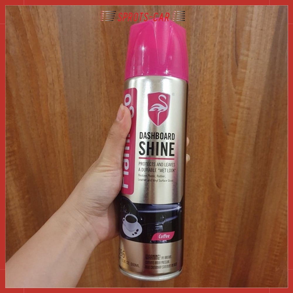 Xịt Dưỡng Bóng Da Và Đồ Nội Thất Oto FLAMINGO F096 - Hương Cà Phê