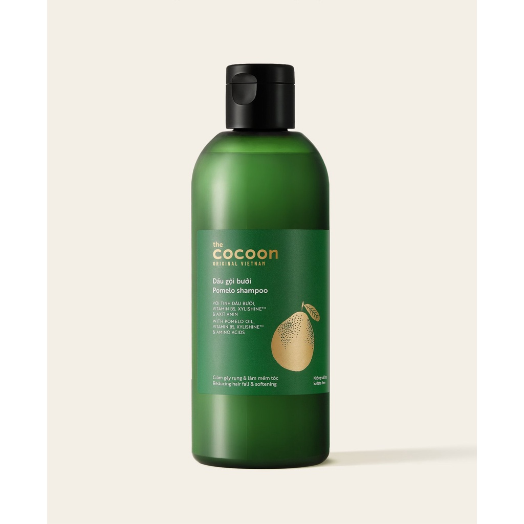 [MUA 1 TẶNG 1] Dầu gội bưởi Cocoon giúp giảm gãy rụng và làm mềm tóc 310ml/500ml